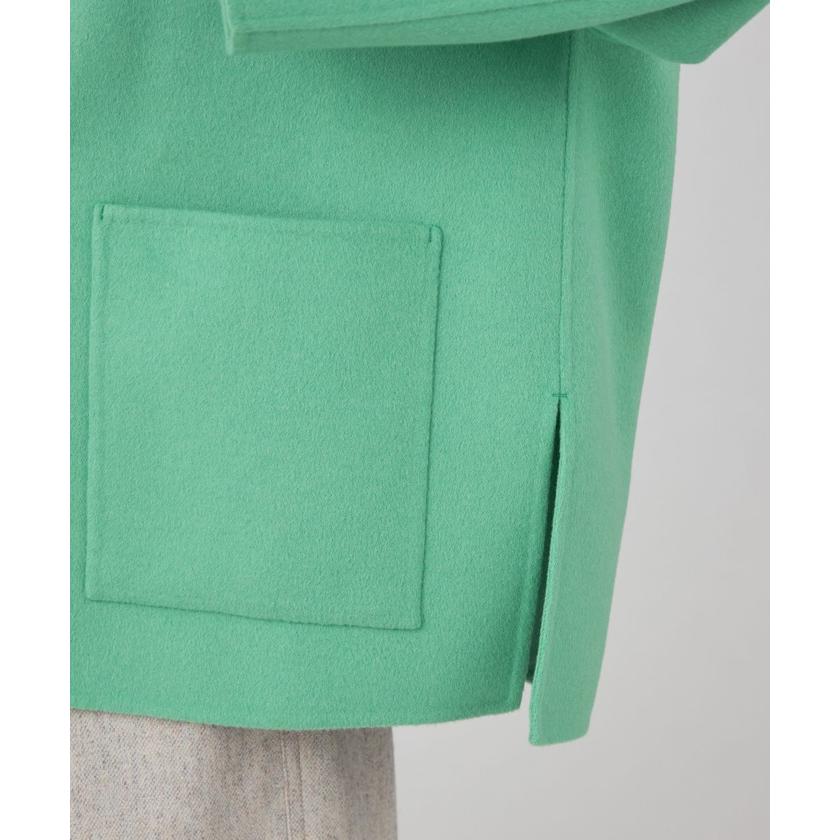 美品★Ballsey  プレミアムウールリバーオープンカラーショートコート TOMORROWLAND｜プレミアムウールリバー オープンカラーショート