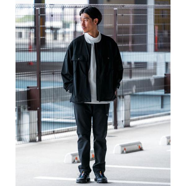 【アイテムズアーバンリサーチ（メンズ）】撥水×ストレッチナイロンノーカラージャケット | ITEMS URBANRESEARCH | 02