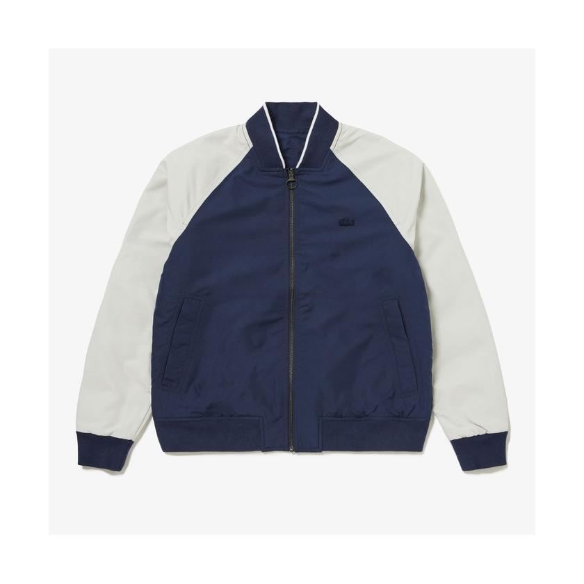 高 LACOSTE【ラコステ】リバーシブル ボンバージャケット L ラコステ