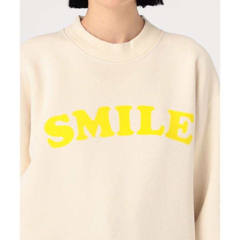 【TOMORROWLAND BUYING WEAR】UNION LAUNCH FLOCKY PRINT SMILE スエット プルオーバー｜magaseekp｜06