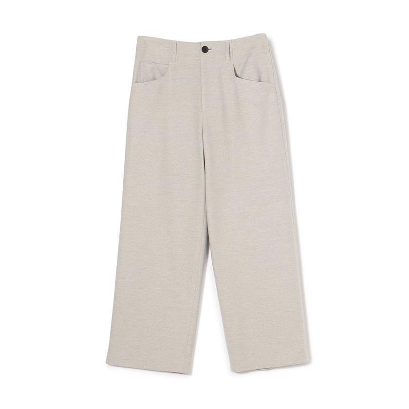 GALERIE VIE 【GALERIE VIE】ウールサキソニー セミワイドパンツ