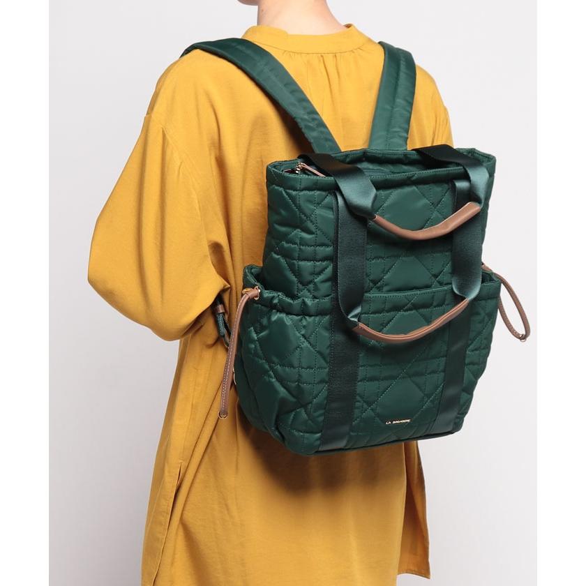 LA BAGAGERIE 【ラ バガジェリー】グリッドキルティングリュック