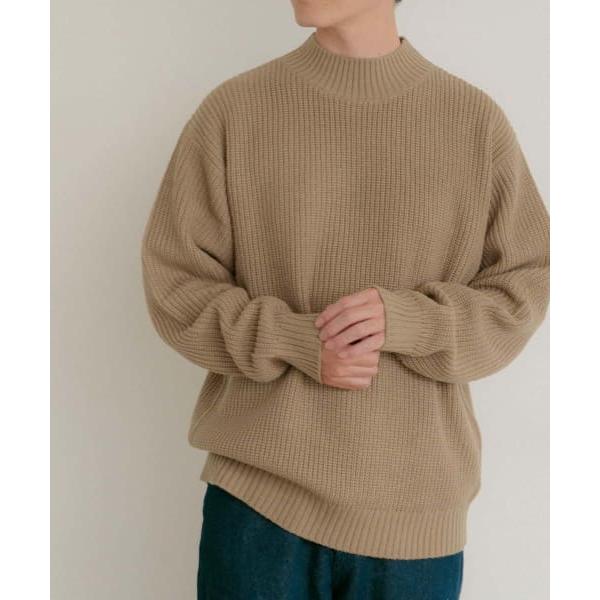 【アイテムズアーバンリサーチ（メンズ）】マシンウォッシャブル 片畦モックネックニット | ITEMS URBANRESEARCH | 10
