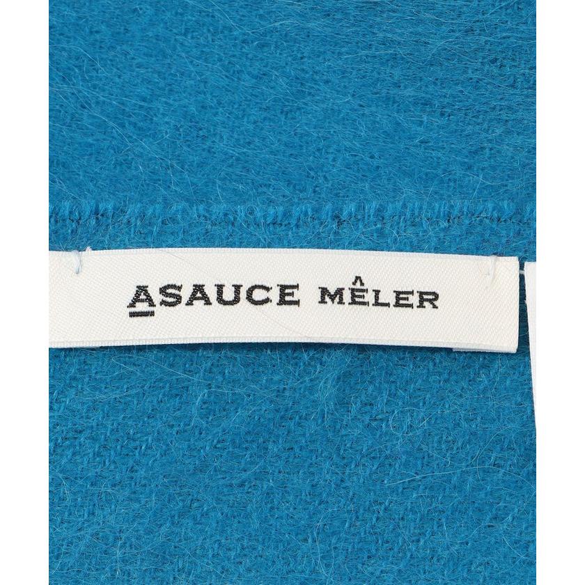 ASAUCE MELER ヤクアルパカ ブロックチェック シャギーストール ASAUCE MELER ヤクアルパカ ブロックチェック シャギーストール