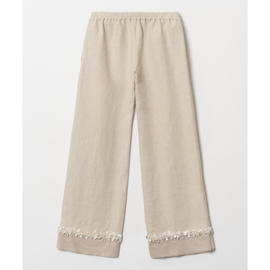 カラスヤマ未使用HOUSE OF LOTUSリネンビジューパンツ HOUSE OF LOTUS 【ハウス オブ ロータス】リネンビジューパンツ