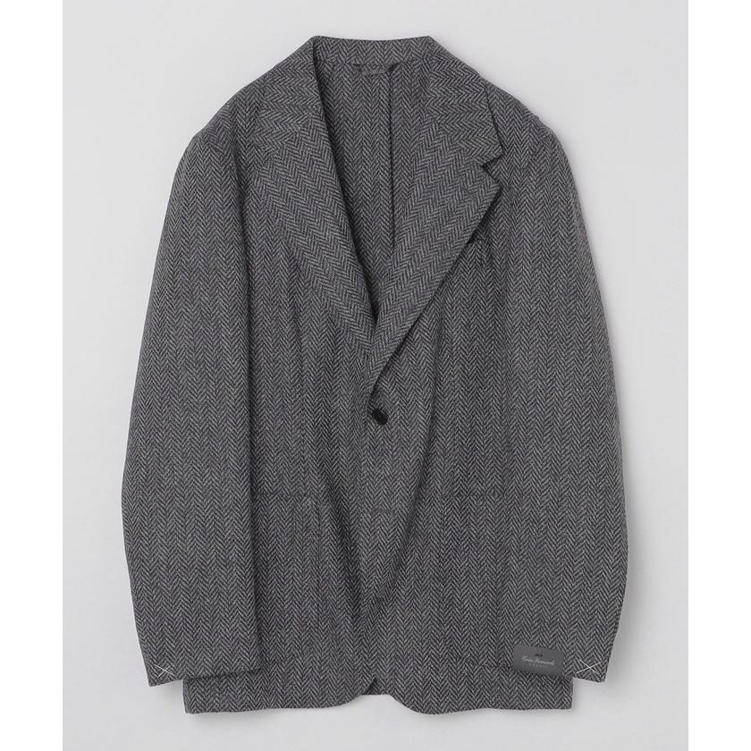 Errico Formicola ツイード ヘリンボーン ジャケット 46サイズ Errico Formicola ツイード ヘリンボーン ジャケット 46サイズ