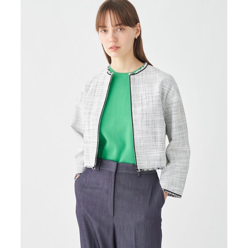 Ballsey 【Ballsey】ロングスラブツイード クルーネック