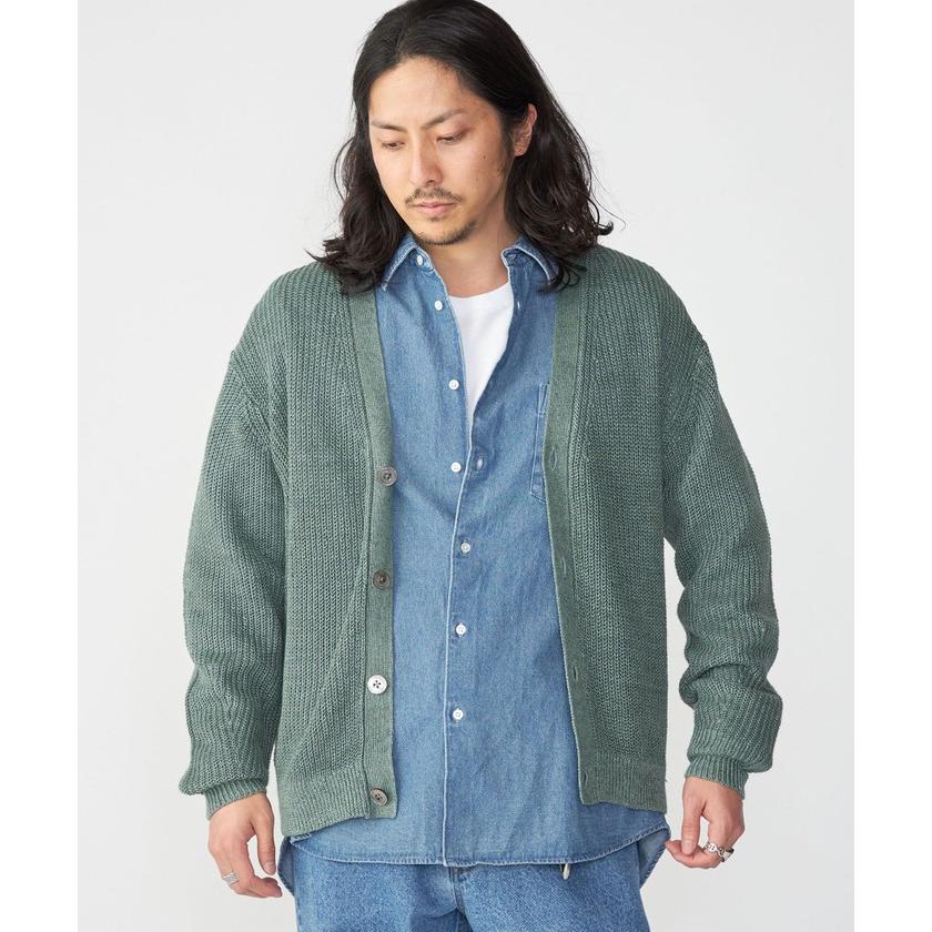 SHIPS 【シップス メン】SHIPS: 9GG サンフェード リネン V