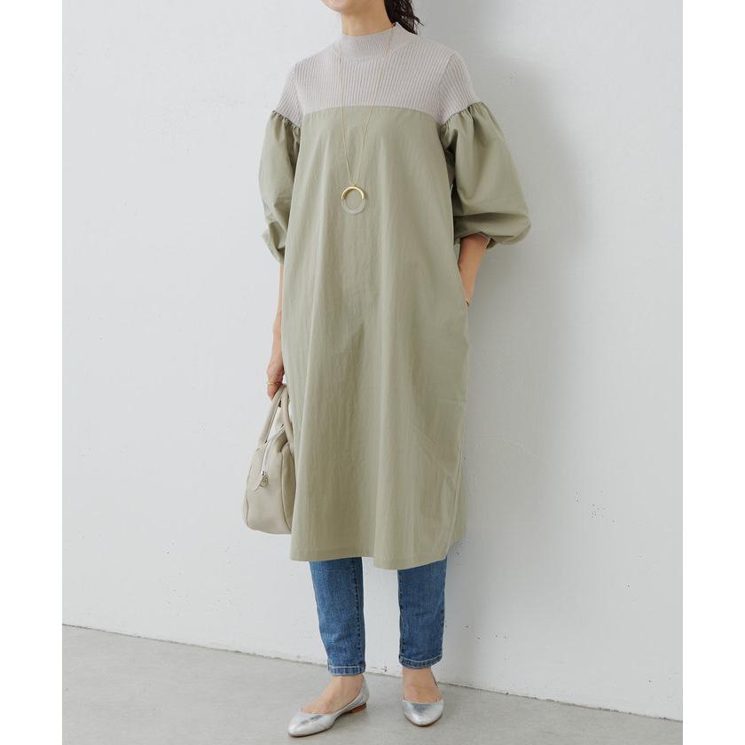 BEARDSLEY ビアズリー　ニットコンビワンピース BEARDSLEY 【ビアズリー】ニットコンビワンピース : MAGASEEK