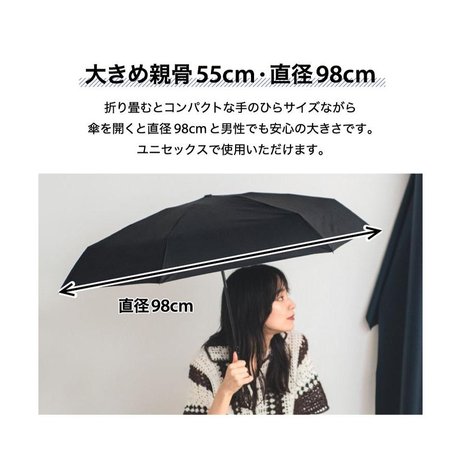 【Wpc．】【Wpc.公式】雨傘 UNISEX COMPACT TINY FOLD 親骨55cm 大きい 晴雨兼用 傘 メンズ レディース 折り畳み傘｜magaseekp｜10