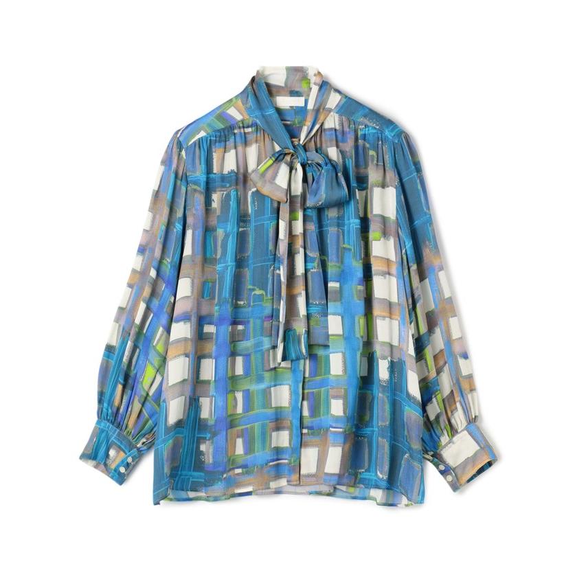Ballsey 【Ballsey】スタックチェックプリント ワイドボウタイ Ballsey 【Ballsey】スタックチェックプリント ワイドボウタイ