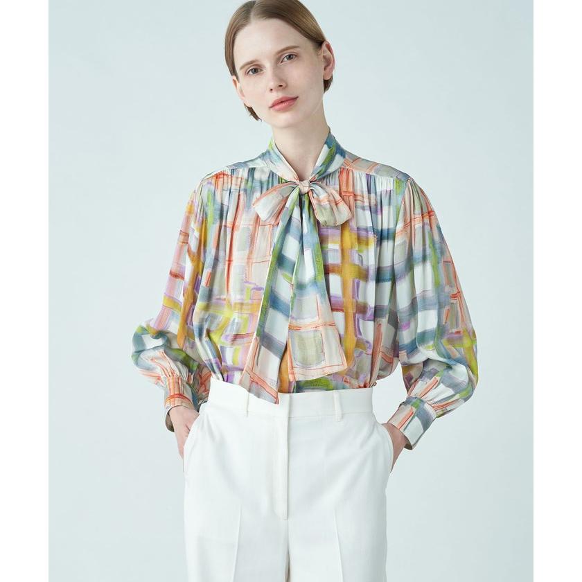 Ballsey 【Ballsey】スタックチェックプリント ワイドボウタイ Ballsey 【Ballsey】スタックチェックプリント ワイドボウタイ