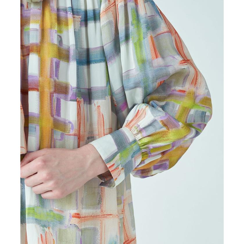 Ballsey 【Ballsey】スタックチェックプリント ワイドボウタイ Ballsey 【Ballsey】スタックチェックプリント ワイドボウタイ