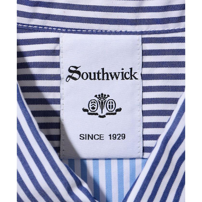 【シップス　メン】Southwick Gate Label: ボタンダウン ブロード ストライプ シャツ｜magaseekp｜05
