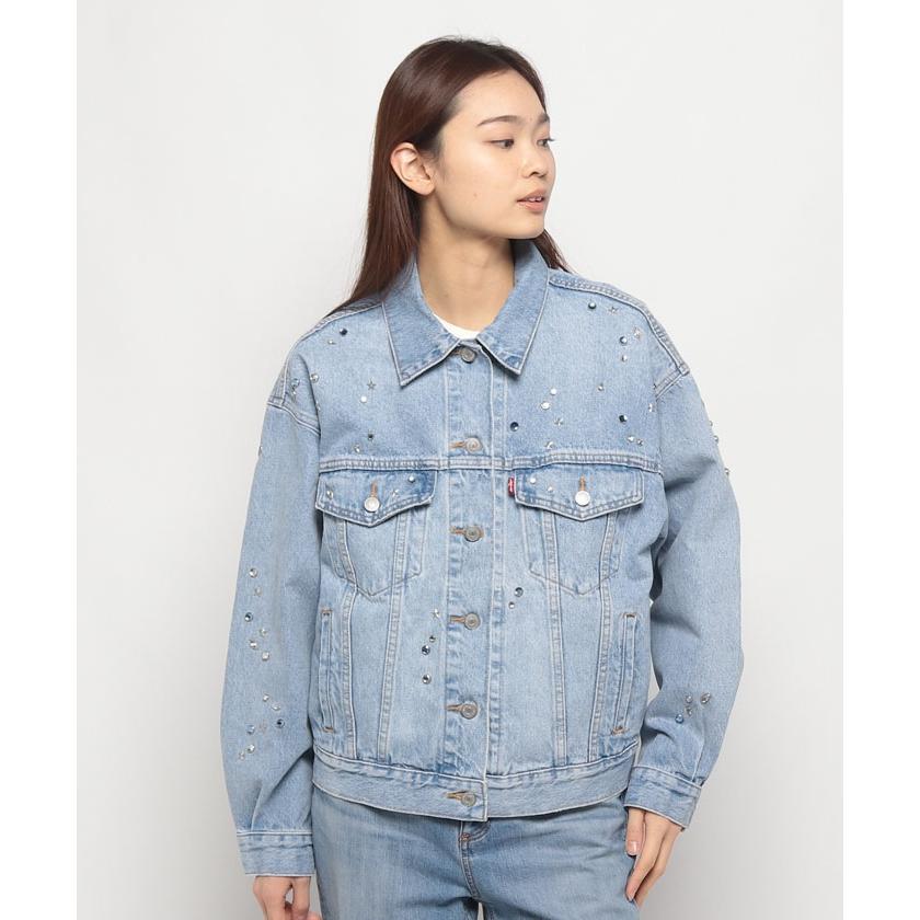 Levi's✤90s✤ストーン付きトラッカージャケット【定価2.2万】 リーバイスアウトレット】90S トラッカージャケット ライト
