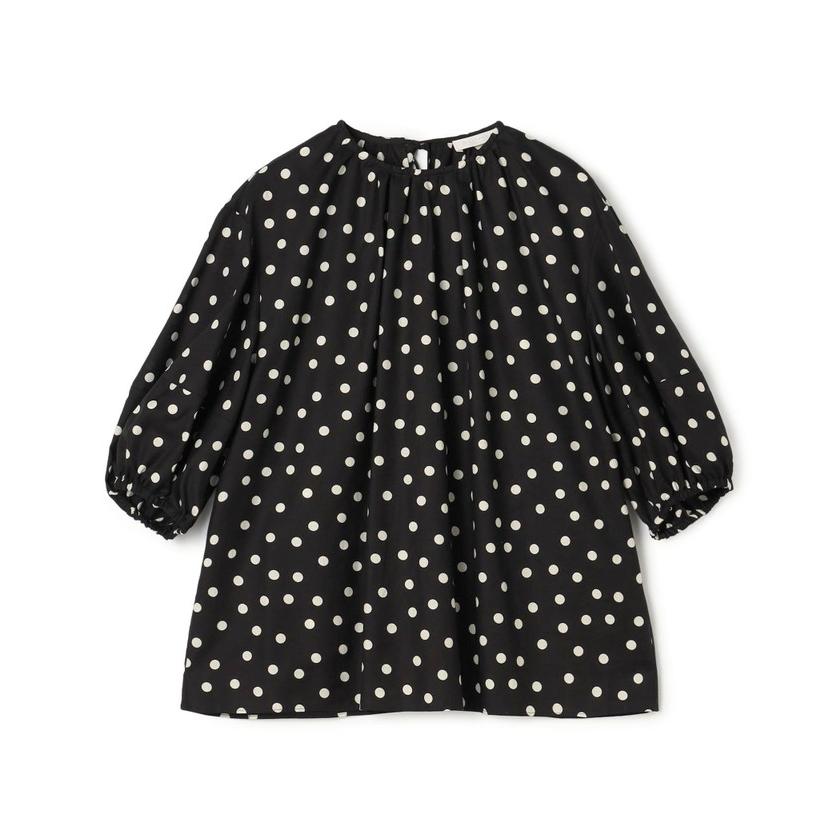 Ballsey】ドットプリント ランタンスリーブブラウス : 505898498 