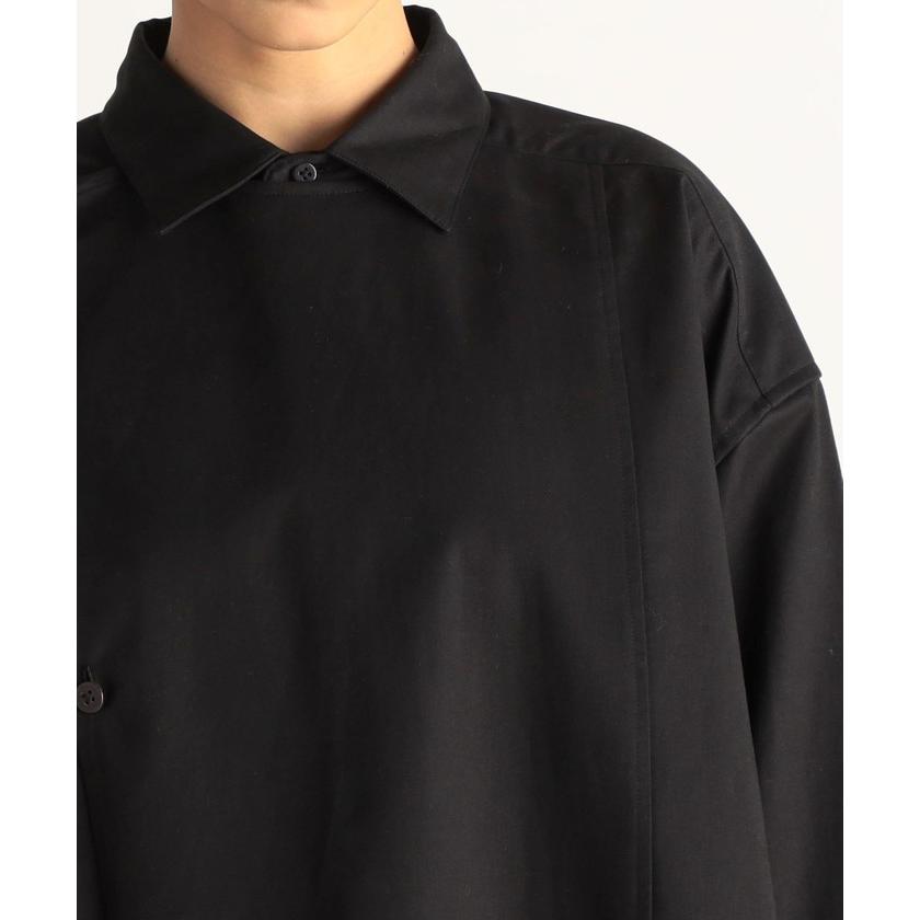 P*読様 最終価格 ebure マラケッシュストライプクレリックシャツワンピース エブールebure◇マラケッシュストライプクレリックシャツ