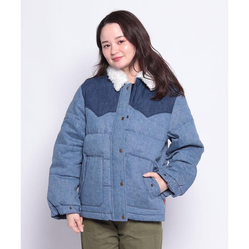 リーバイスアウトレット】ウエスタンダウンジャケット ブルー DANCE