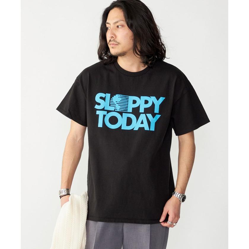 【シップス　メン】【SHIPS別注】SloppySupply: ロゴ プリント 半袖 Tシャツ｜magaseekp｜21