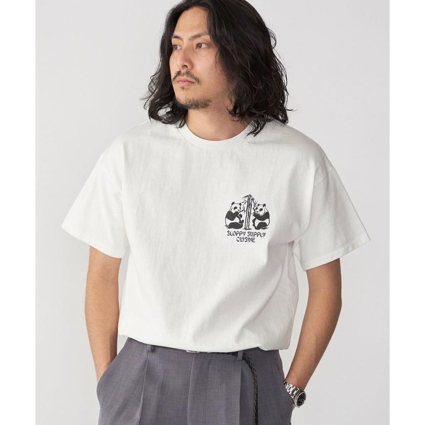 【シップス　メン】【SHIPS別注】SloppySupply: ロゴ プリント 半袖 Tシャツ｜magaseekp｜06