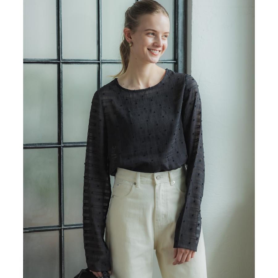 coca（コカ） 【コカ】シースルードットトップス（シアー/トップス