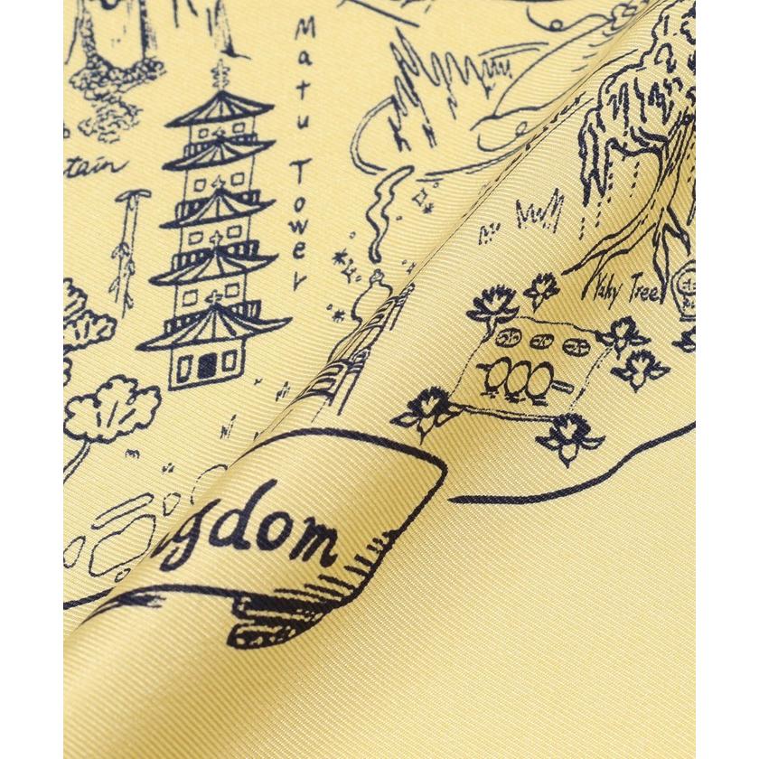 【TOMORROWLAND GOODS】manipuri MAGIC MAP シルクスカーフ｜magaseekp｜05
