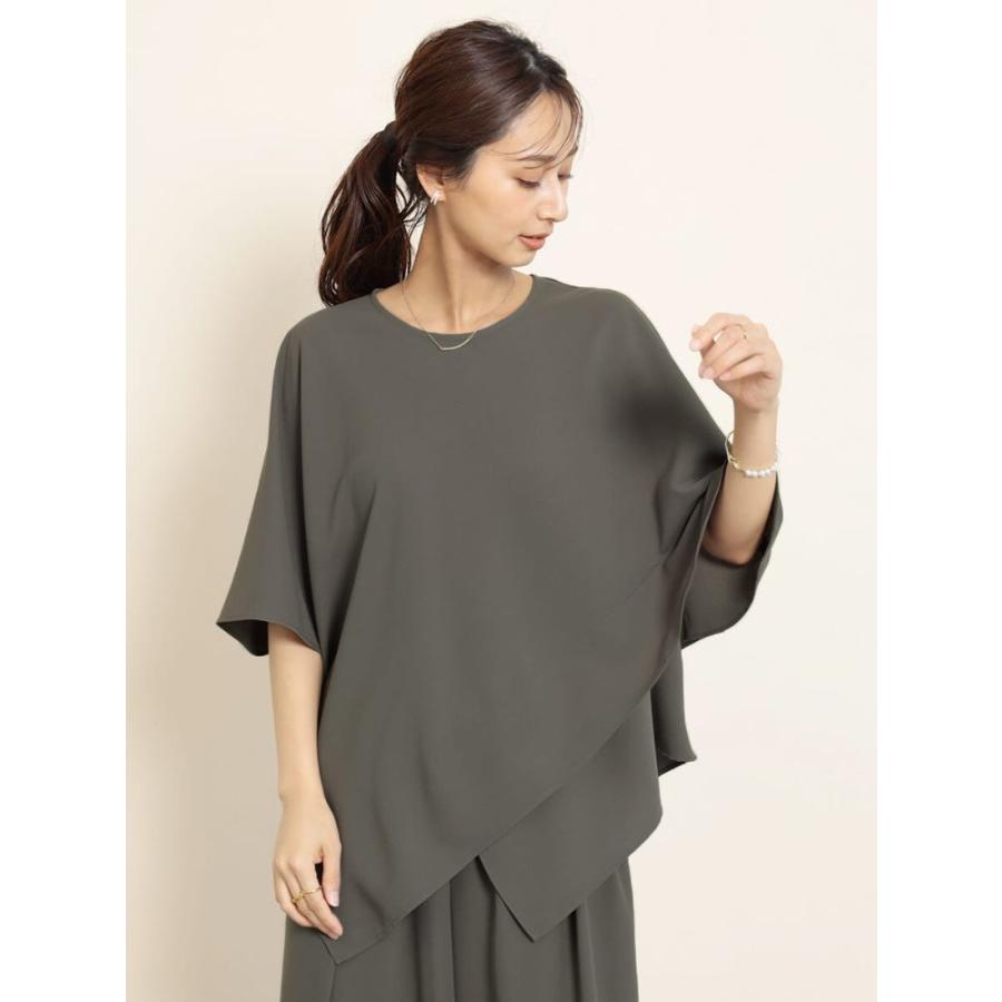 FENNEL ブラウス FENNEL（フェンネル） 【フェンネル】アシンメトリージョーゼット