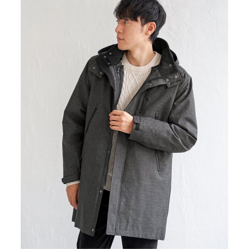 ikka 【イッカ】【撥水】sorona(R) 3WAYロングコート : MAGASEEK