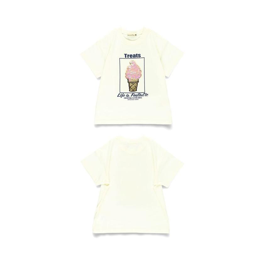 【ブランシェス】【接触冷感／アイスT】スパンコール半袖Tシャツ｜magaseekp｜14