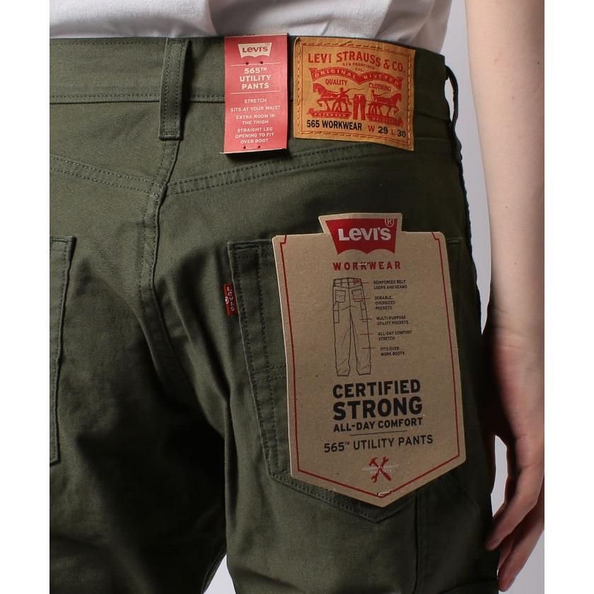 リーバイス565ユーティリティパンツW32L30 カーキ 新品未使用 リーバイスアウトレット】WORKWEAR 565（TM） ユーティリティ