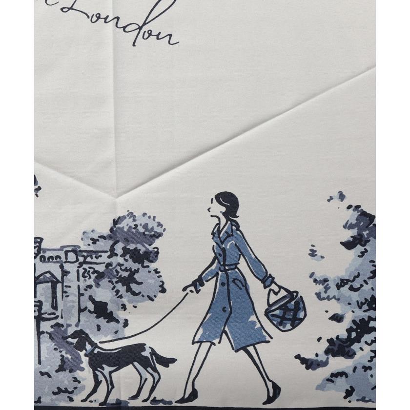 Aquascutum花柄 折りたたみ傘 晴雨兼用 Aquascutum（アクアスキュータム） 【アクアスキュータム】 （アクア