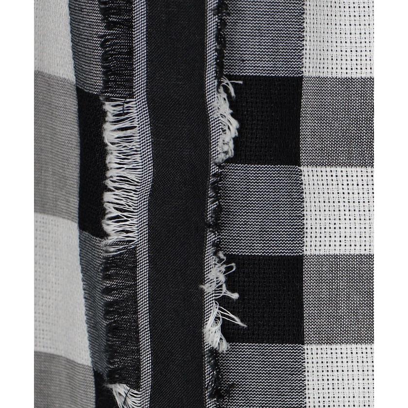 Ballsey 【Ballsey】フリンジギンガムチェック フリルギャザー