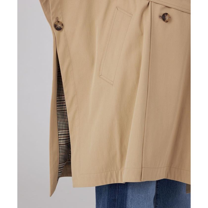 MACPHEE 【MACPHEE】コットンナイロンシャンブレー ケープコート MACPHEE 【MACPHEE】コットンナイロンシャンブレー ケープコート