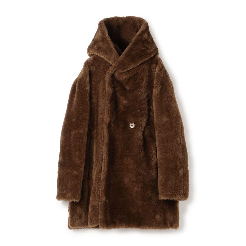 MACPHEE 【MACPHEE】リサイクルボア フーデッドコート : MAGASEEK 