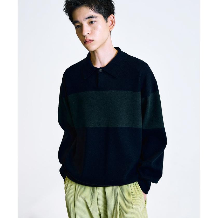 00s ノームコア シティ シルク カシミヤ ニット 長袖 ポロシャツ 古着 中古・古着通販】JOS.A.BANK (ジョス エー バンク) カシミヤニット