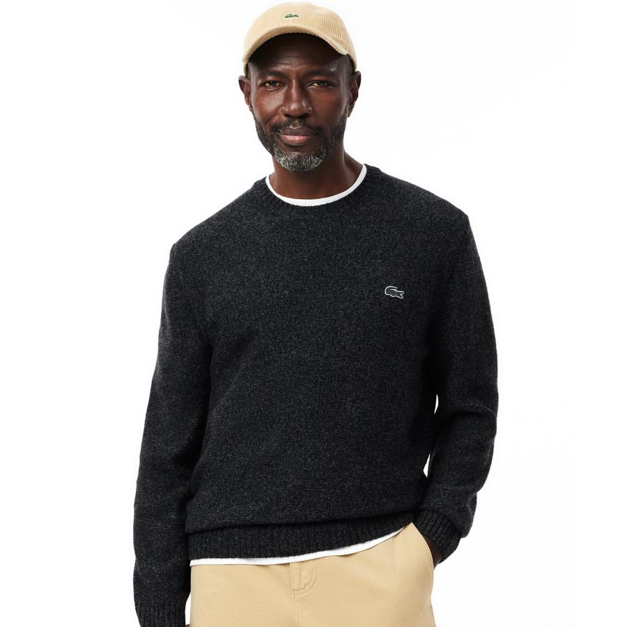 LACOSTE 【ラコステ メンズ】ラコステ エッセンシャルメランジェニット