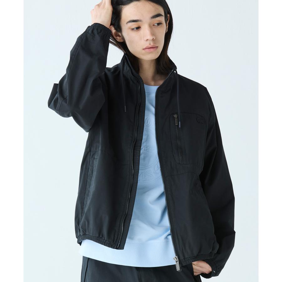 LACOSTE ヴィンテージウォッシュ加工 ツイルスタンドジップブルゾン / ジップアップブルゾン 【クローカーパーカ】