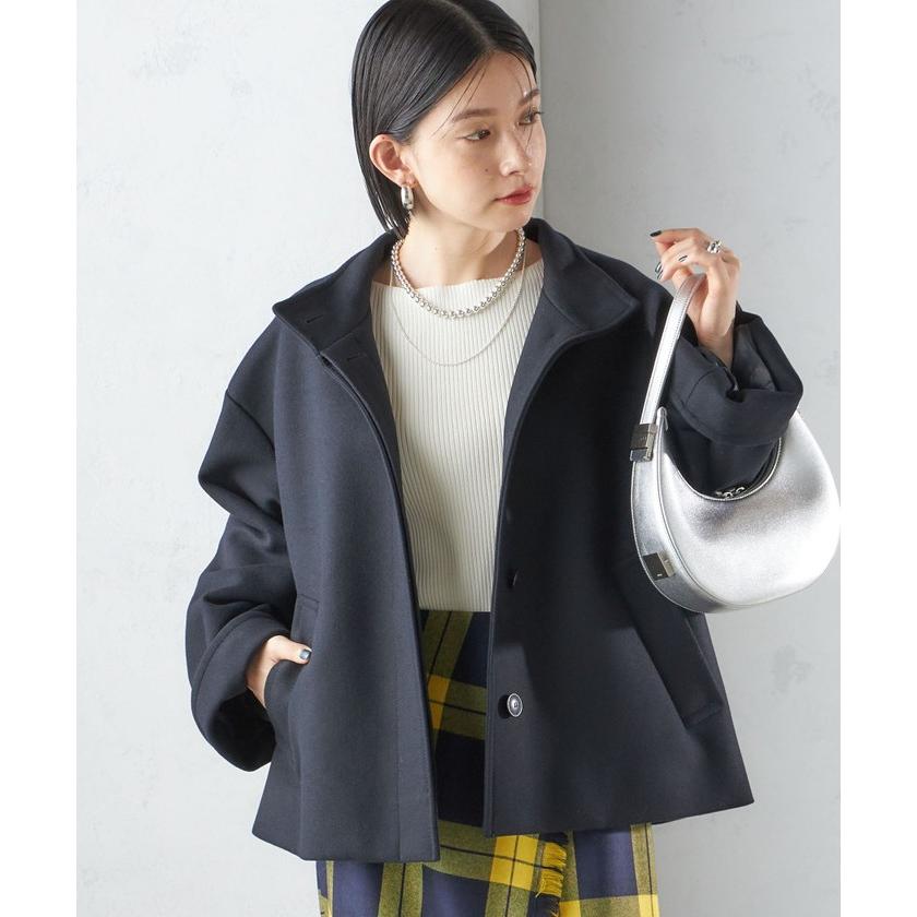 SHIPS ハミルトン ラムズウール ピーコート 38 グレー 定価41800円 SHIPS ハミルトン ラムズウール ピーコート 38 グレー