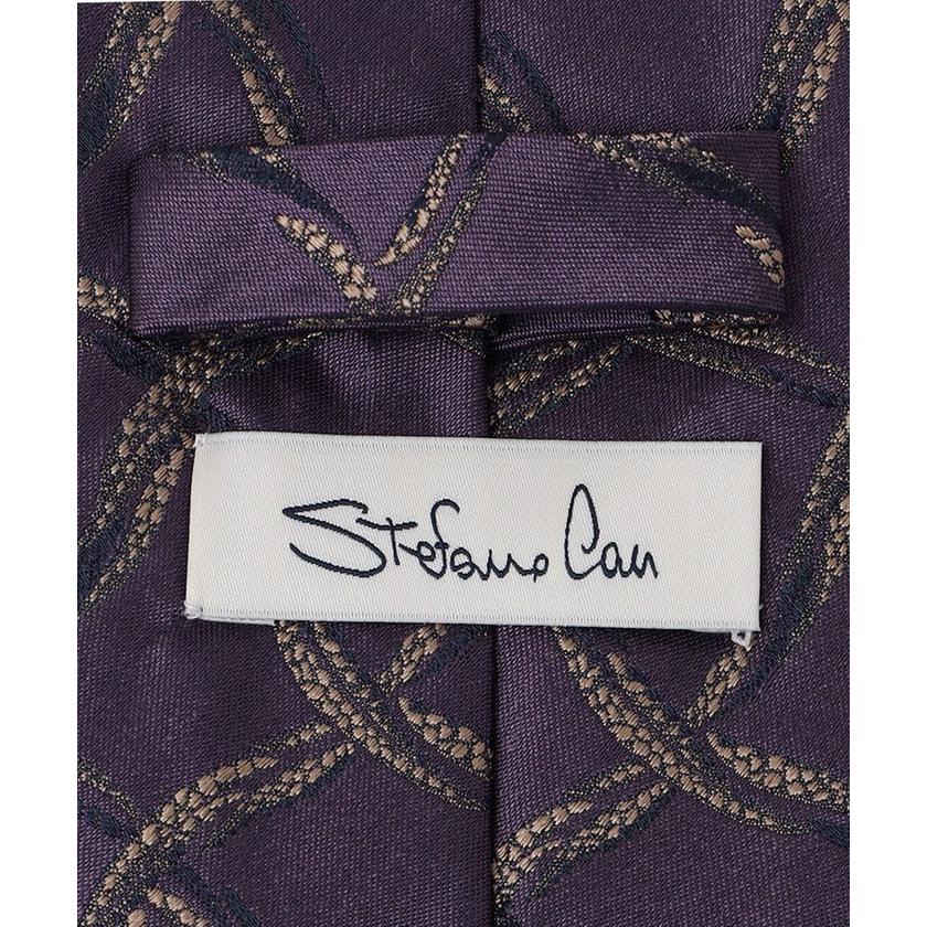 【シップス　メン】【SHIPS別注】Stefano Cau: シルク ジャカード ラティス ネクタイ