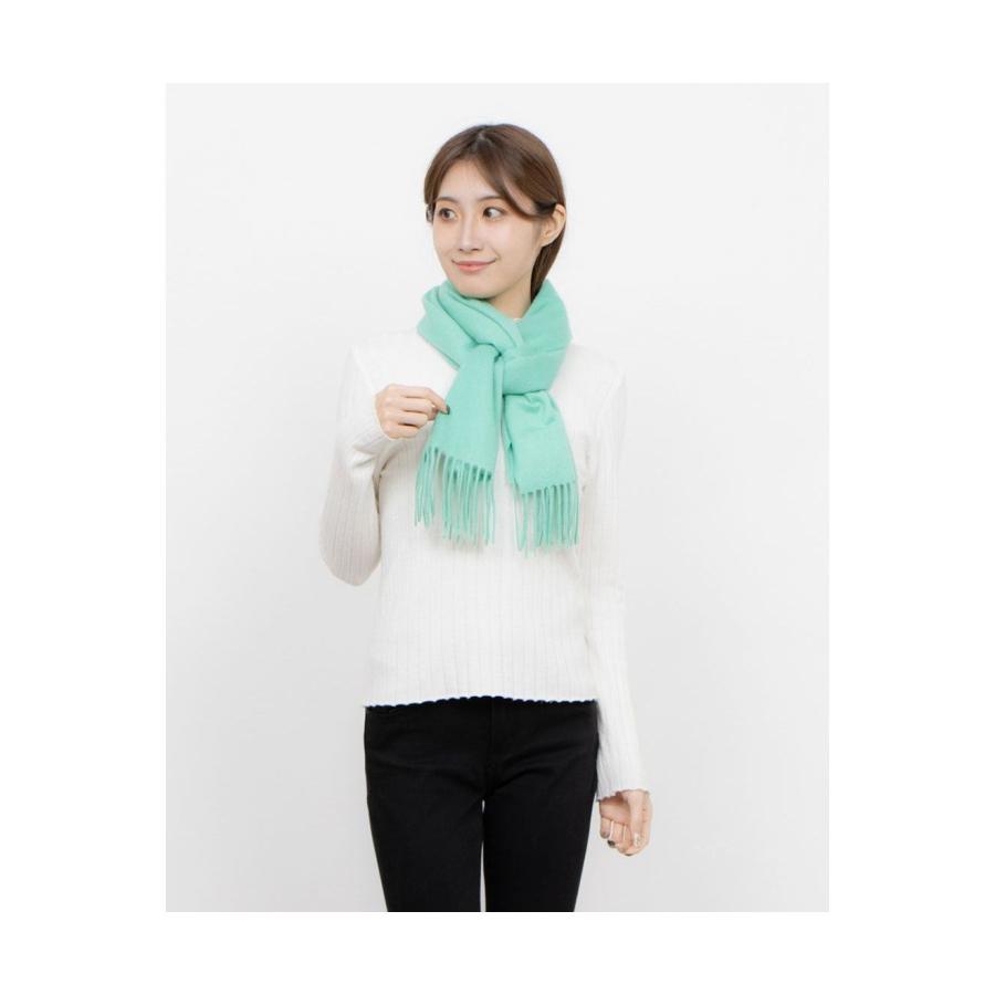 FURLA（フルラ） 【フルラ】カシミヤ100% 無地マフラー／30cm幅