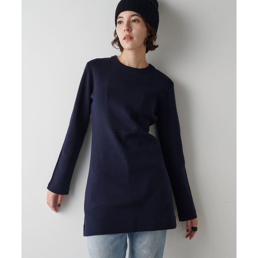 Whim Gazette 【ウィムガゼット】ミラノリブヨーク切替プルオーバー  