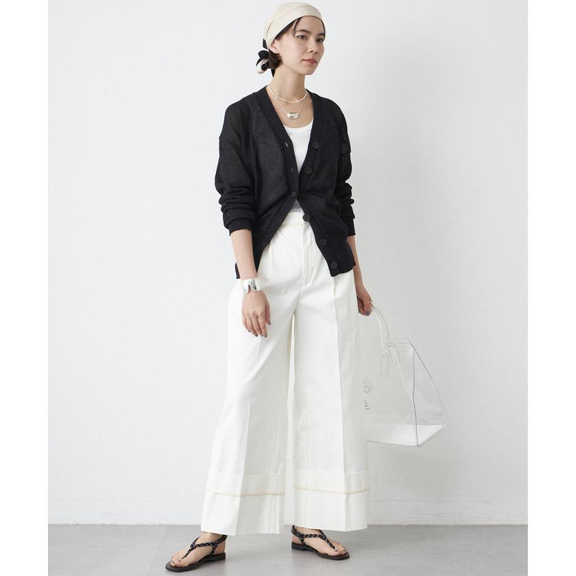 Whim Gazette 【ウィムガゼット】ペーパーヤーンカーディガン