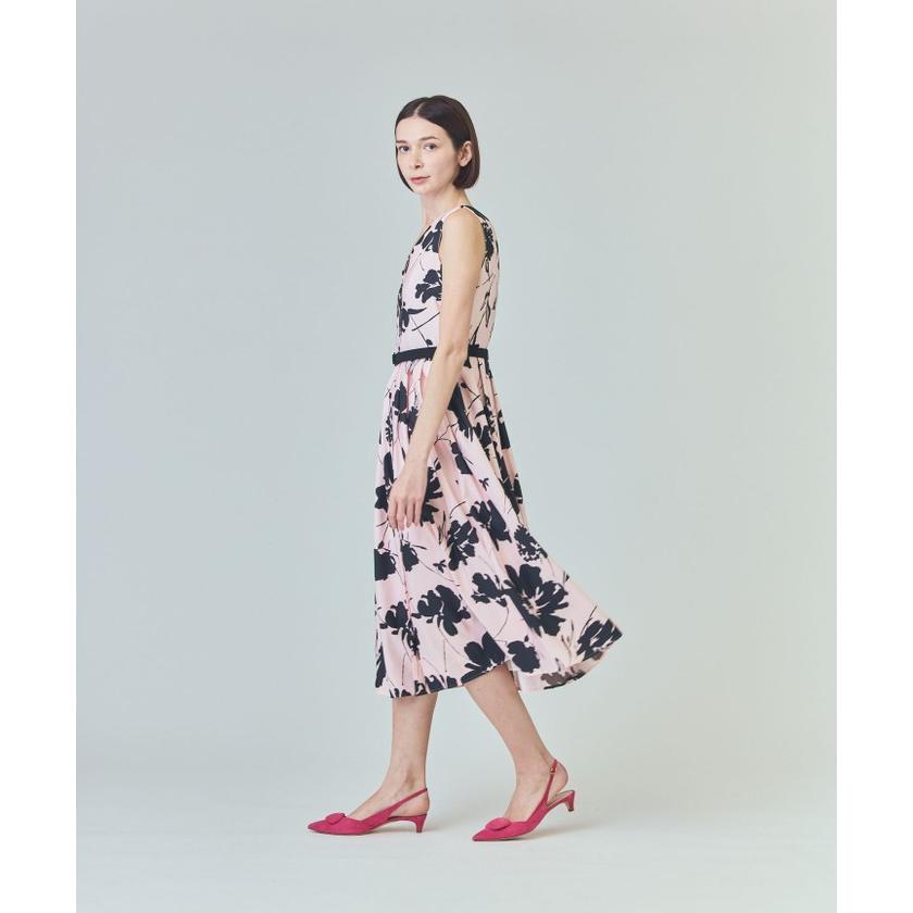 グレースコンチネンタル　バイカラーボタニカルドレス GRACE CONTINENTAL 【グレースコンチネンタル】バイカラー