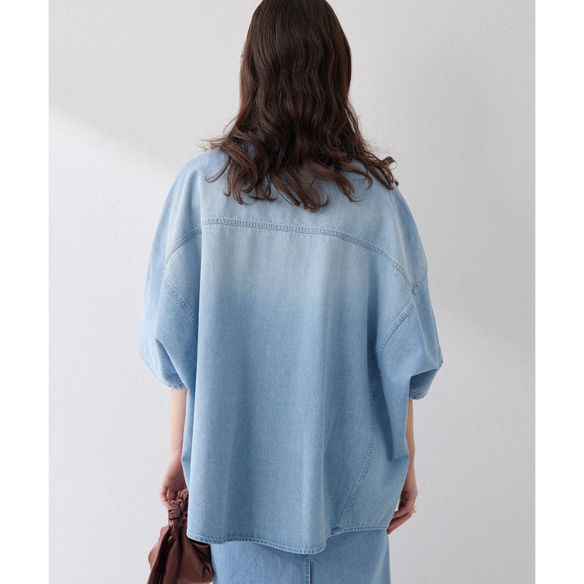 Whim Gazette(ウィム ガゼット) DENIMドルマンシャツ Whim Gazette(ウィム ガゼット)のDENIMドルマンシャツ通販