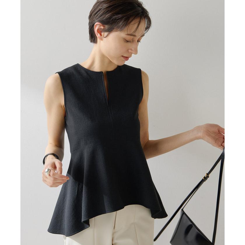 whim gazette ウィムガゼット ペプラムセットアップストレッチ