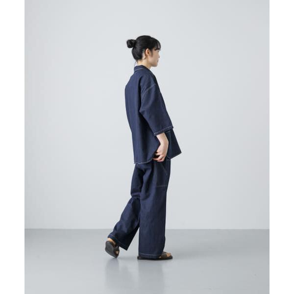 未使用　かぐれ　コットンリネンデニムペインターパンツ Amazon | [かぐれ] コットンリネンデニムペインターパンツ