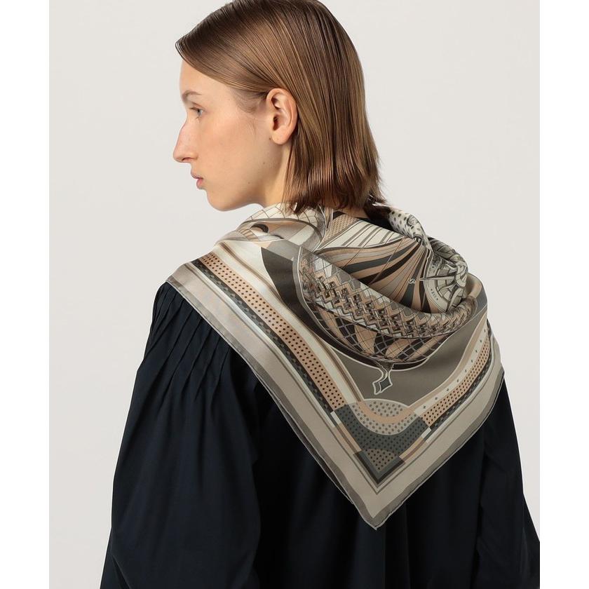 【大判】 マニプリ　BALLOON バルーン　シルクスカーフ　トゥモローランド TOMORROWLAND 【TOMORROWLAND GOODS】manipuri BALOON シルク