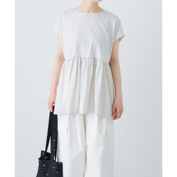 かぐれ 【かぐれ】ウエストギャザーフレンチプルオーバー