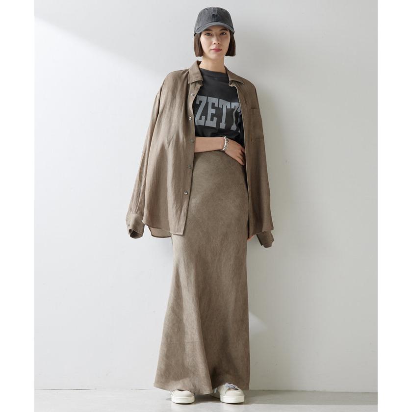 Whim Gazette(ウィム ガゼット) ツイル顔料染めオーバーシャツ Whim Gazette 【ウィムガゼット】ツイル顔料染めオーバーシャツ