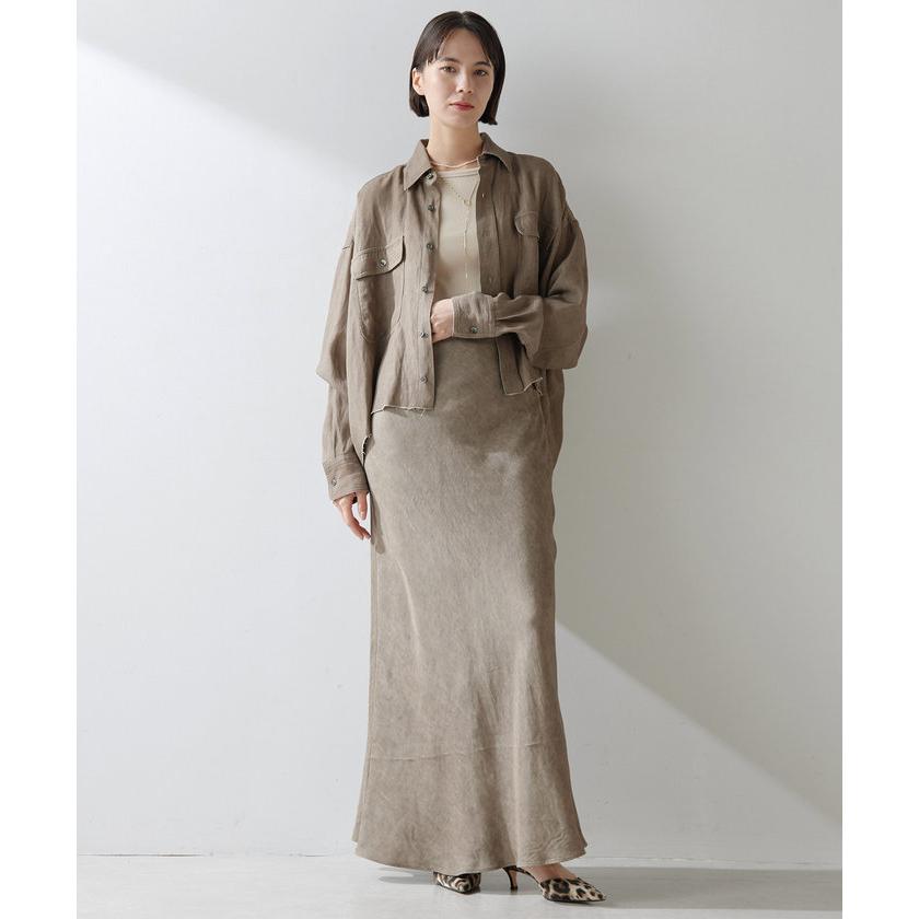 Whim Gazette 【ウィムガゼット】ツイル顔料染めスクエアシャツ